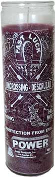 Uncrossing 7-day jar candle purple