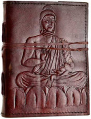 Buddah With Lock Leather