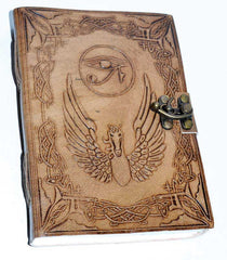 5" x 7" Eye of Horus leather w/ Latch