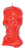5 1/2" Red Skull candle