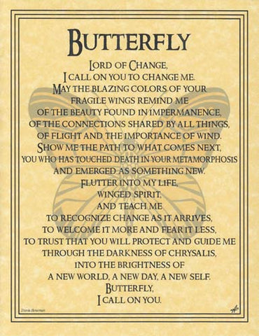 Butterfly Prayer poster