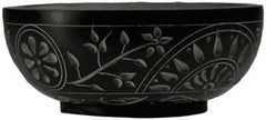Black soapstone charcoal burner