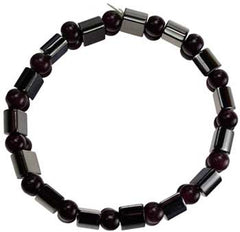 Magnetic Amethyst bracelet w/ Beads