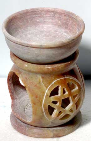 Soapstone Pentagram oil diffuser